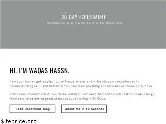 30dayexperiment.com