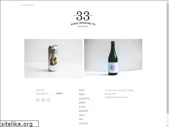 33acresbrewing.com