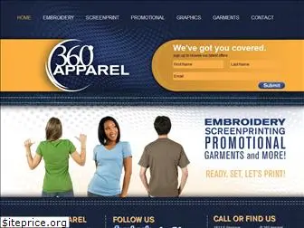 360-apparel.com