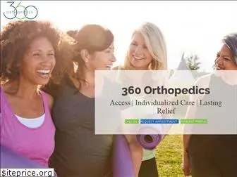 360-orthopedics.com