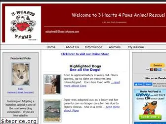 3hearts4paws.com