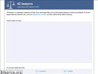 42lawyers.com