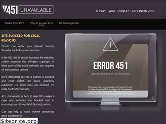 451unavailable.org