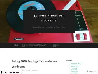 45ruminationspermegabyte.com