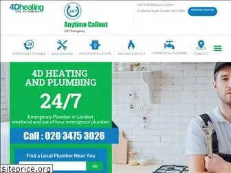 4dheatingandplumbing.co.uk