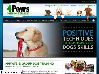 4pawsobediencetraining.com