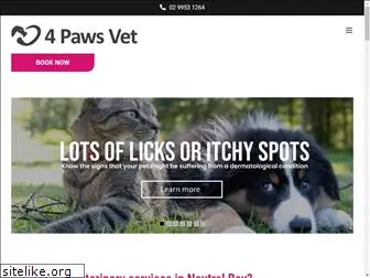 4pawsvet.com.au