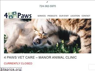 4pawsvetcare.com