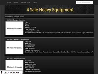 4saleheavyequipment.com