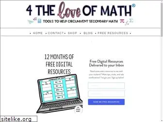 4theloveofmath.com