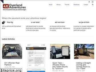 4xoverlandadventures.com