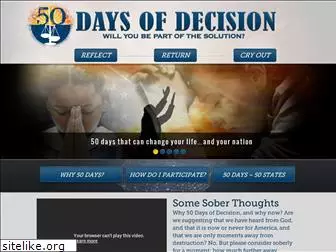 50daysofdecision.org