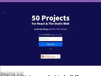 50reactprojects.com