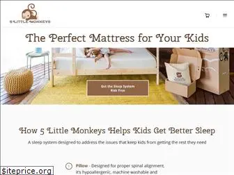 5littlemonkeysbed.com