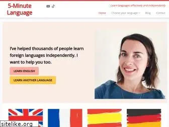 5minutelanguage.com