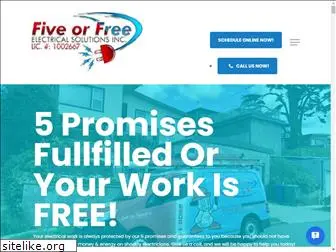5orfreeelectrical.com
