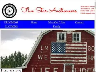 5starauctioneers.com