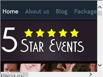 5starevents.com