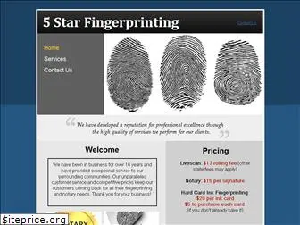 5starfingerprinting.com