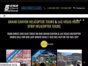 5starhelicoptertours.com