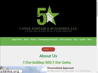 5starportablebuildings.com