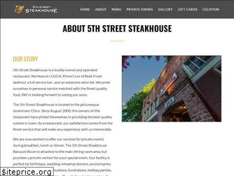 5thstreetsteakhouse.com