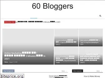 60bloggers.com