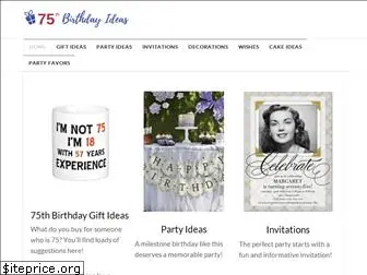 75thbirthdayideas.com