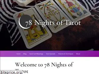 78nightsoftarot.com