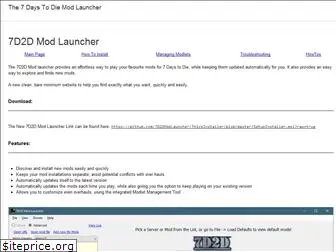 7d2dmodlauncher.org