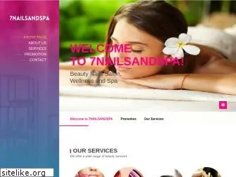 7nailsandspa.com