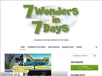 7wondersin7days.com