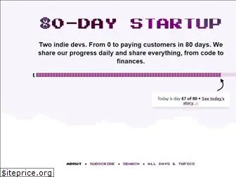 80daystartup.com
