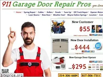 911garagedoorrepairpros.com