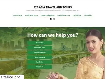 926atravelandtours.com