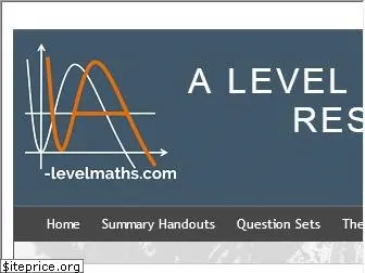 a-levelmaths.com