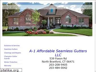 a1affordableseamlessgutters.com