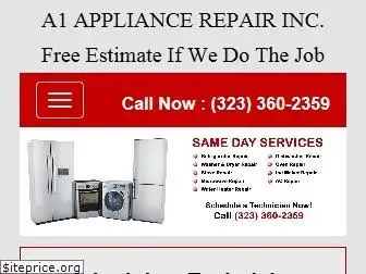 a1appliancerepair.co