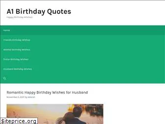 a1birthdayquotes.com