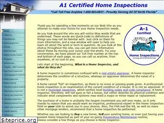 a1certifiedhomeinspections.com