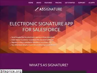 a5signature.com