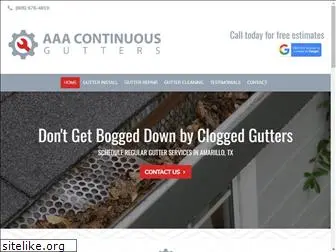 aaacontinuousgutterstx.com