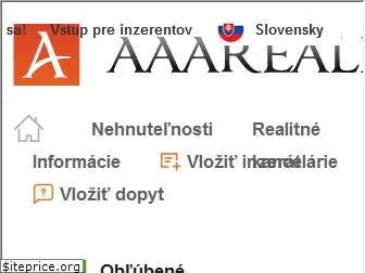 www.aaareality.sk website price