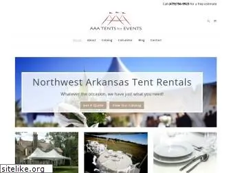 aaatentsforevents.com