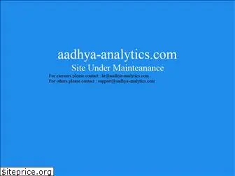 aadhya-analytics.com