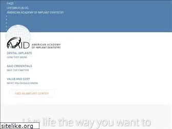 www.aaid-implant.org website price