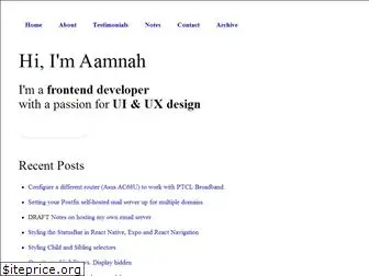 aamnah.com
