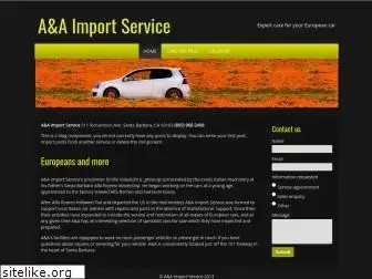 aandaimportservice.com