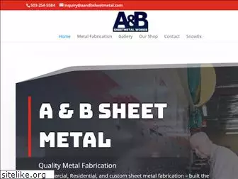 aandbsheetmetal.com