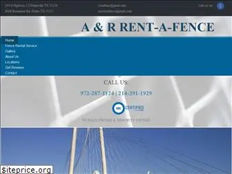 aandrrent-a-fence.com